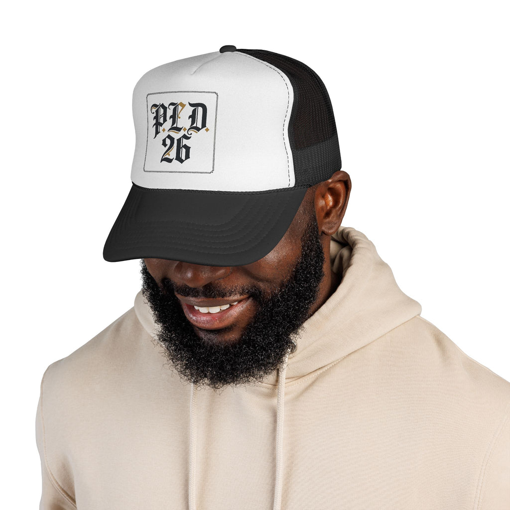Trucker Cap — PLD 26 Gothic Logo Mesh Hat