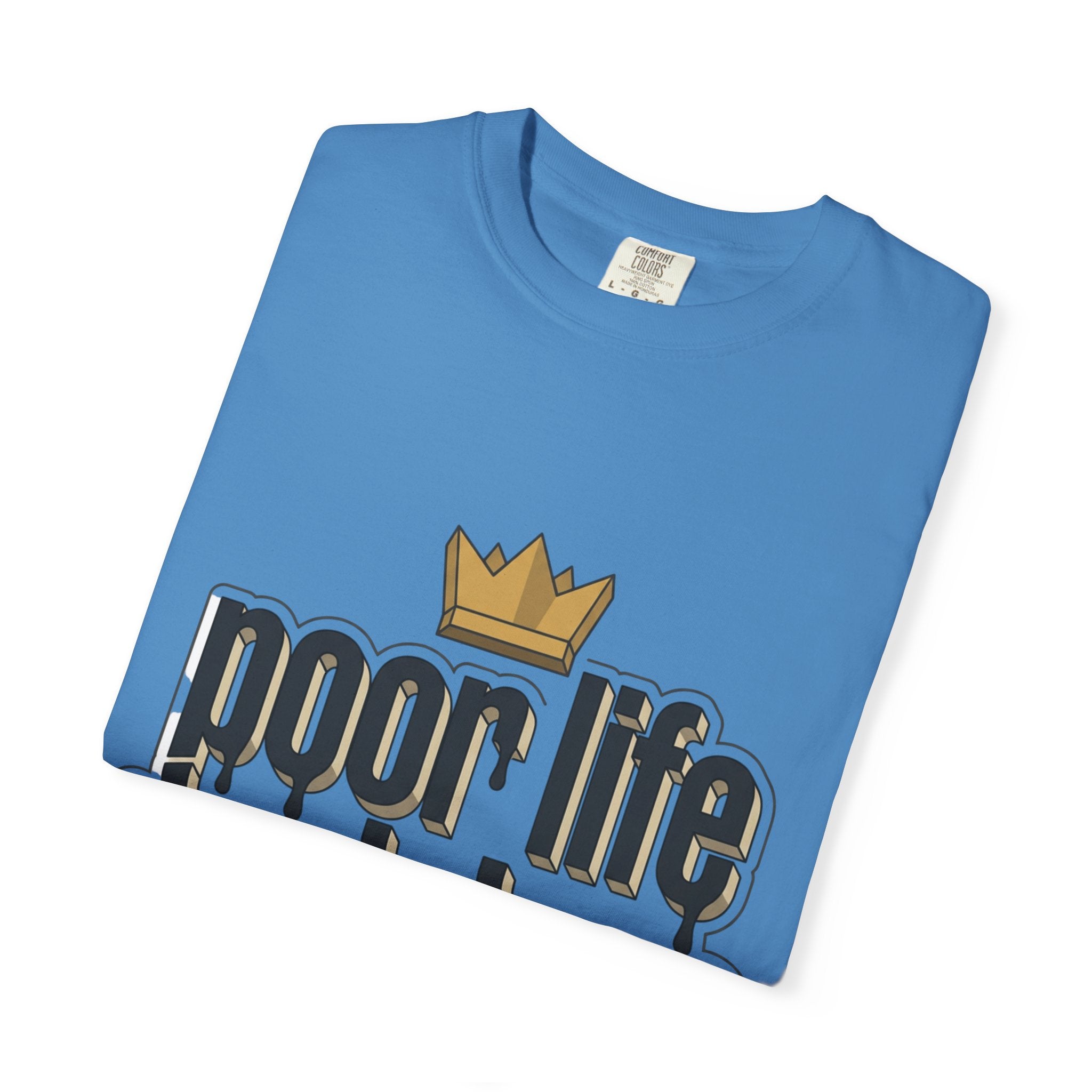 T-Shirt — "Poor Life Decisions" Crown Graphic Tee