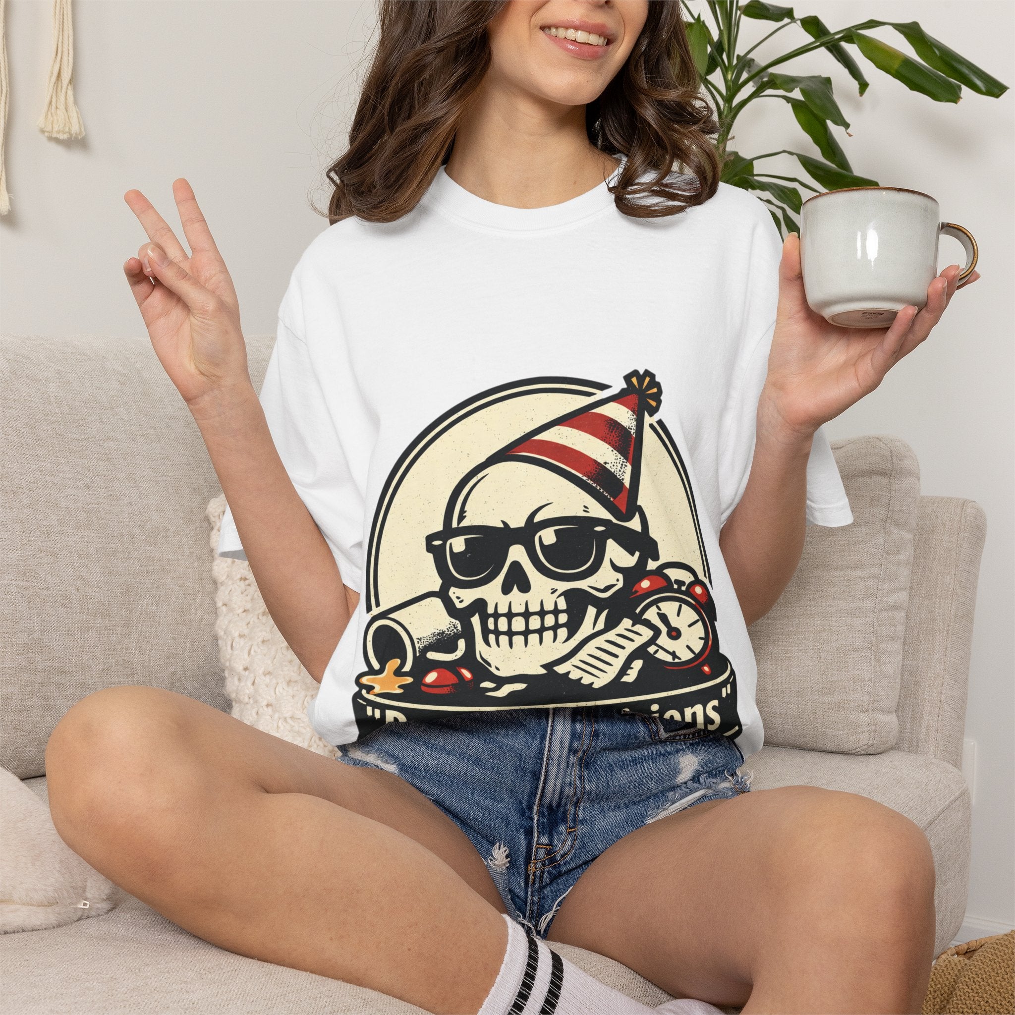 Poor Life Decisions Skull T-Shirt