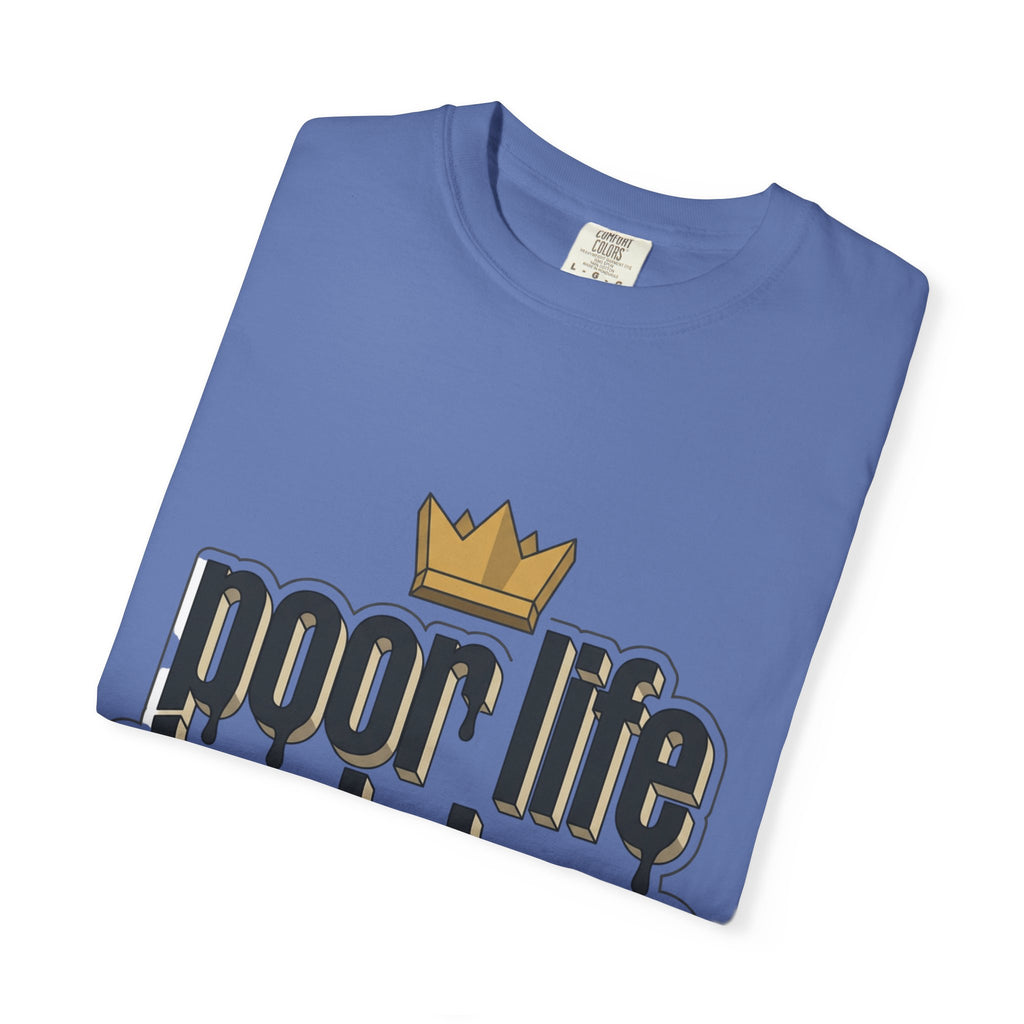 T-Shirt — "Poor Life Decisions" Crown Graphic Tee