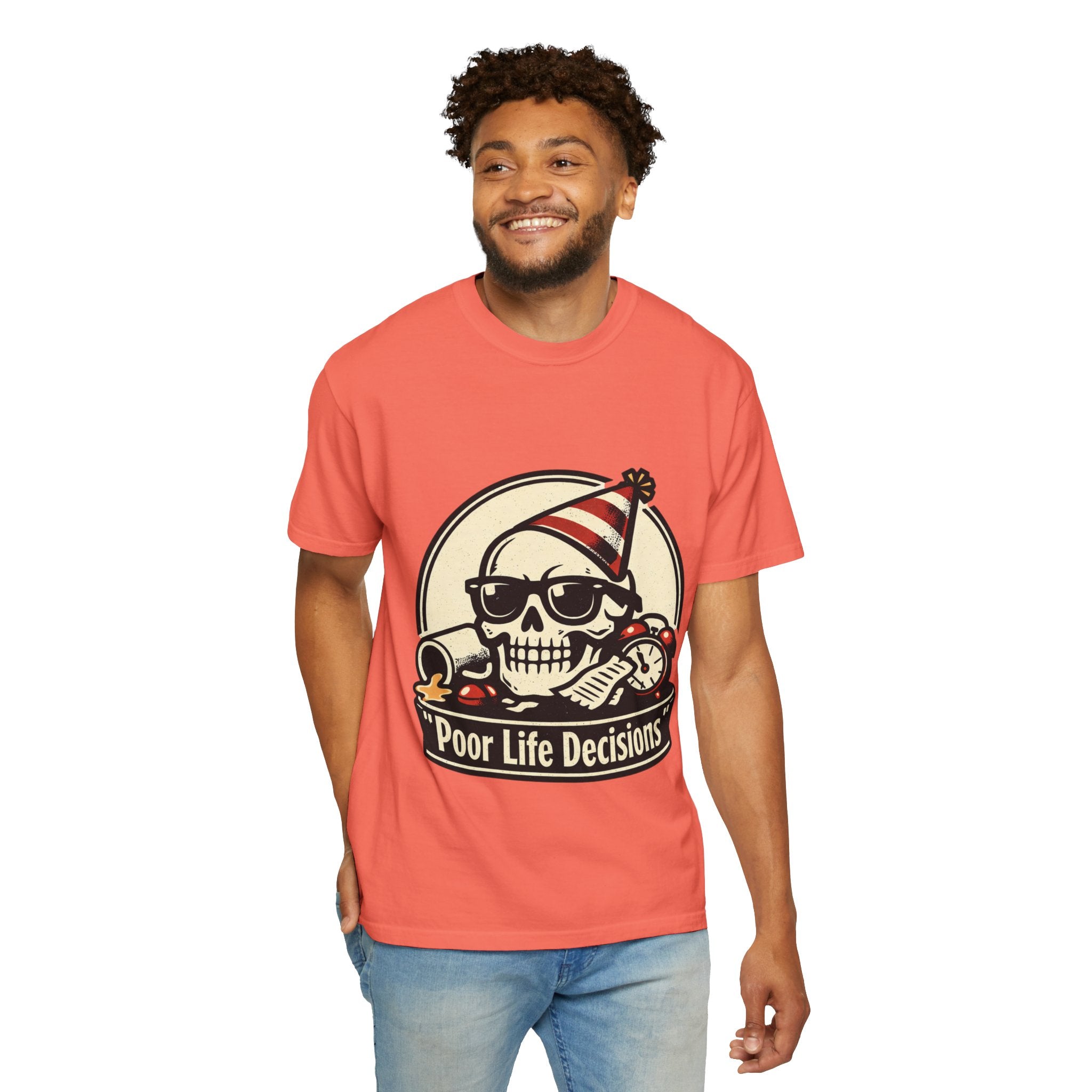 Poor Life Decisions Skull T-Shirt