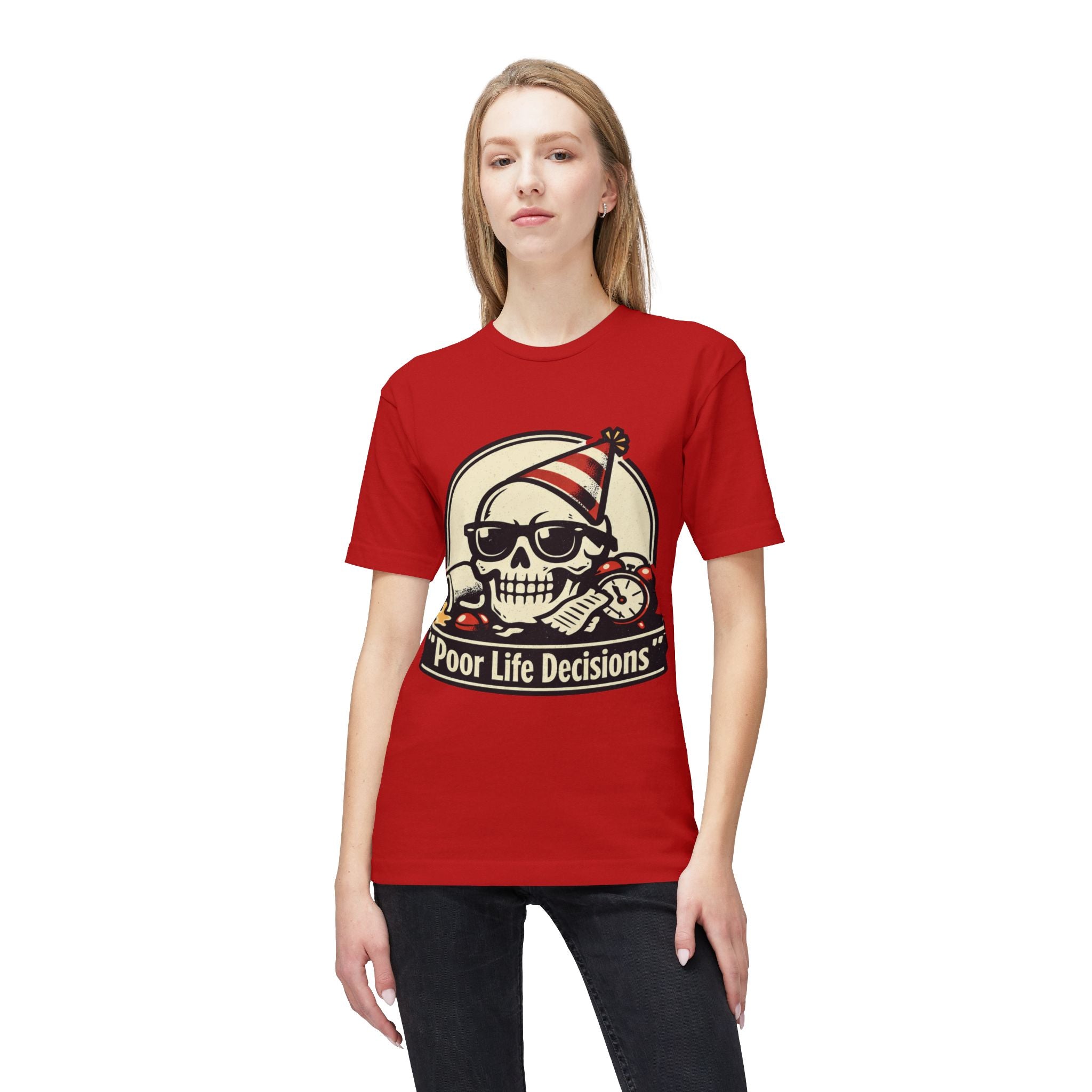 Poor Life Decisions Skull T-Shirt