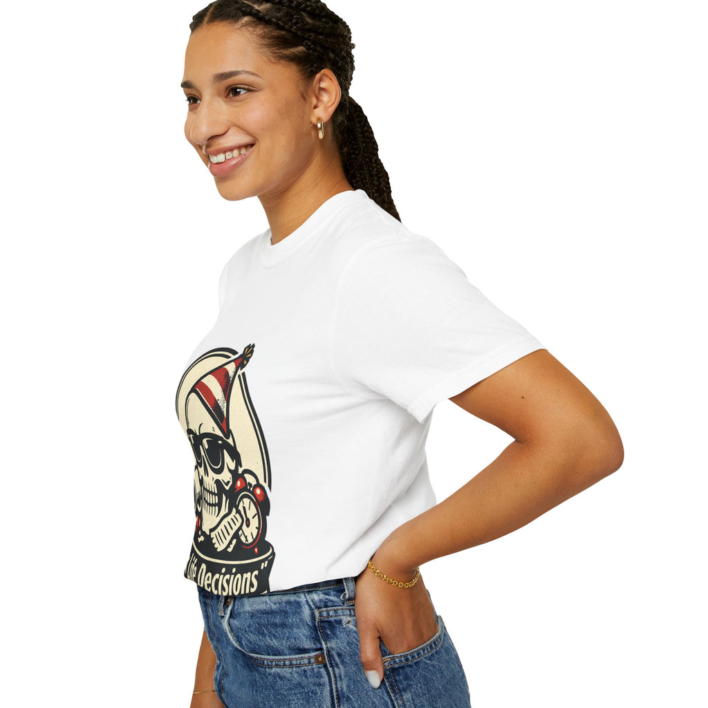 Poor Life Decisions Skull T-Shirt