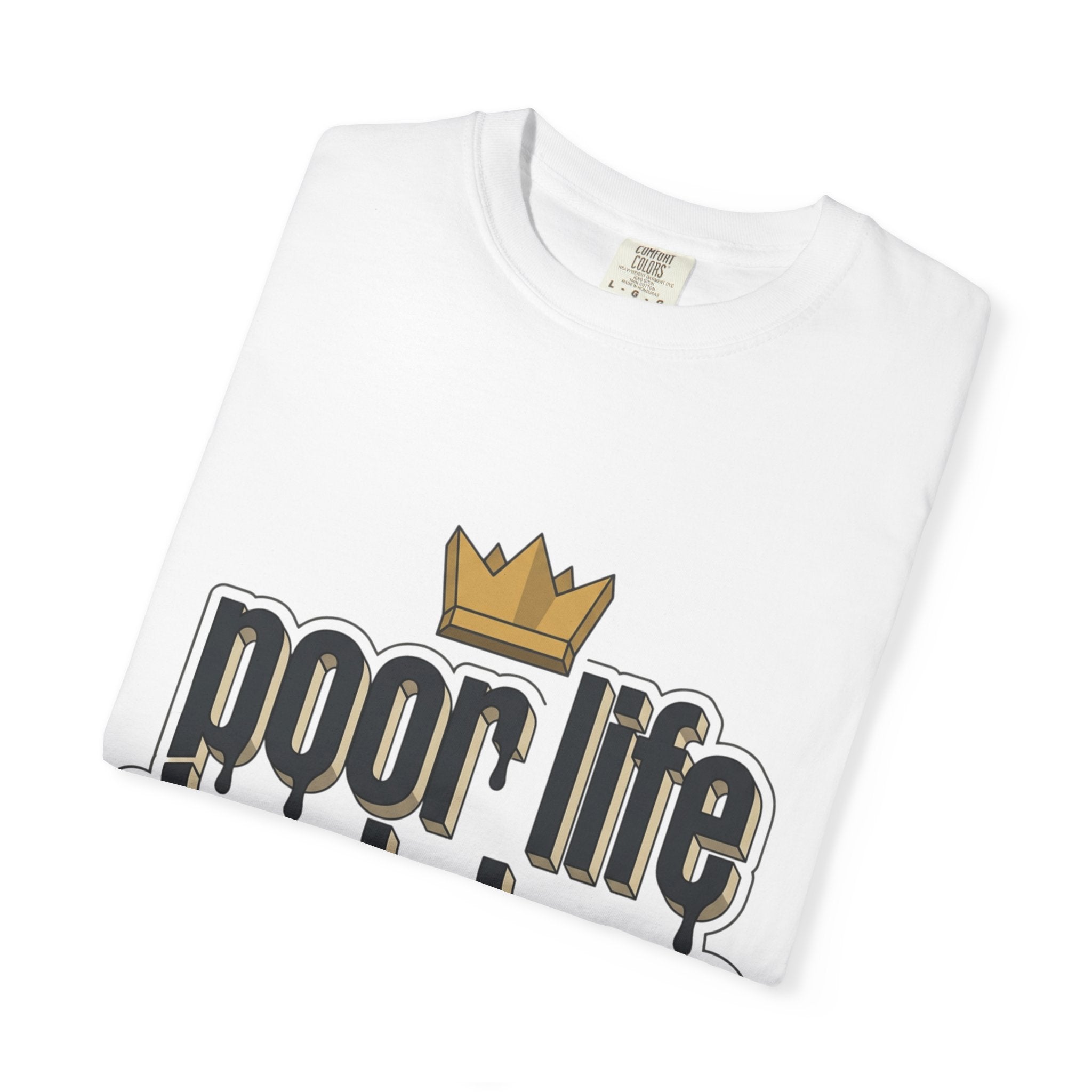 T-Shirt — "Poor Life Decisions" Crown Graphic Tee