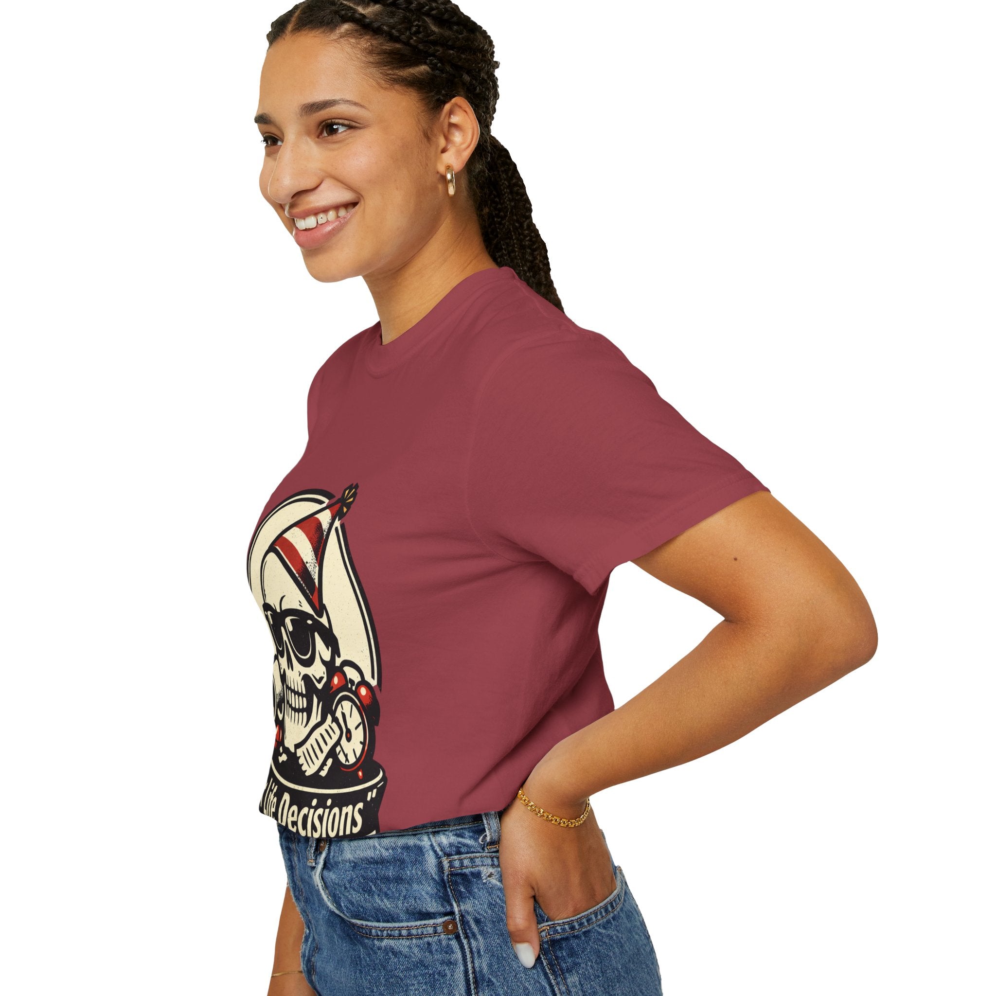 Poor Life Decisions Skull T-Shirt
