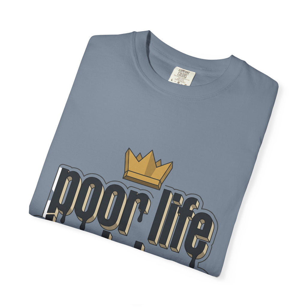 T-Shirt — "Poor Life Decisions" Crown Graphic Tee