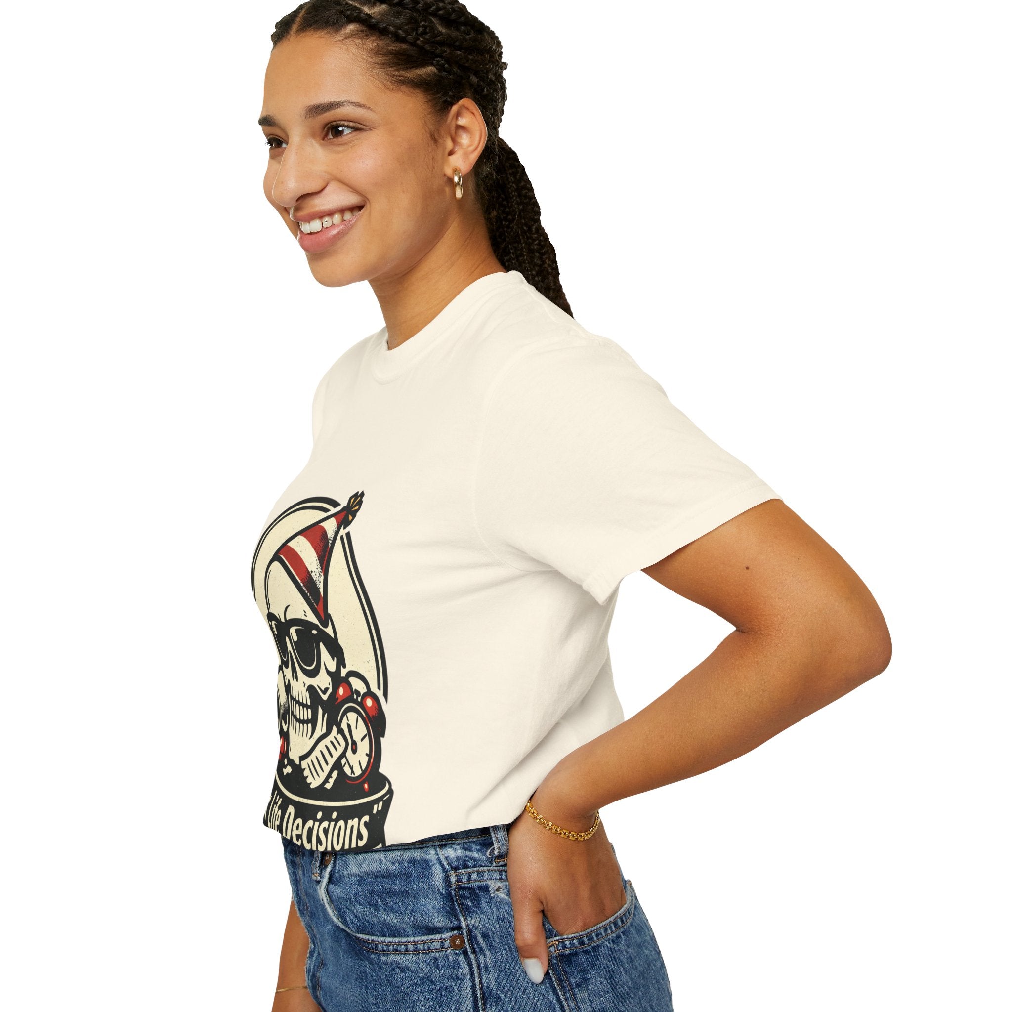 Poor Life Decisions Skull T-Shirt